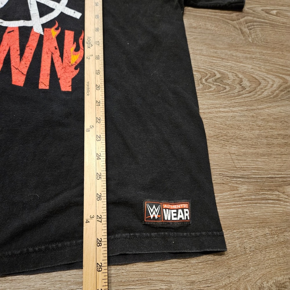 WWE Seth Rollins Burn It Down T Shirt Mens XL Black Authentic Wear 2017 - Picture 6 of 8